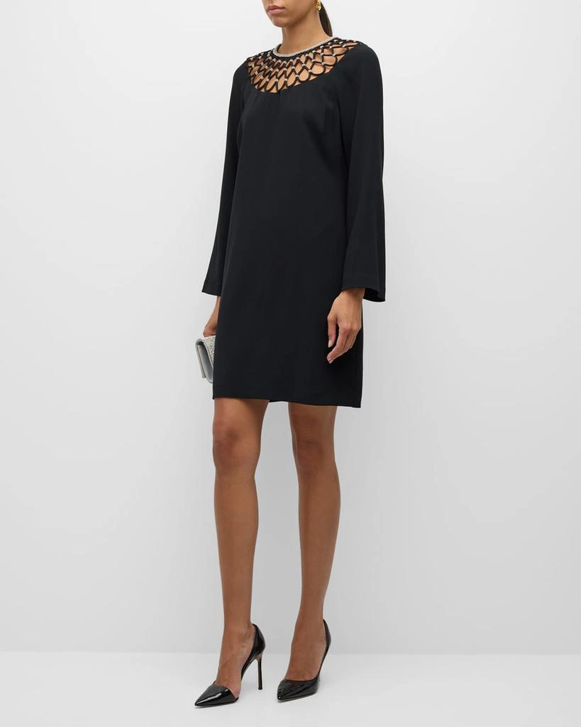 Kobi Halperin Alby Chain-Embellished Shift Dress 3