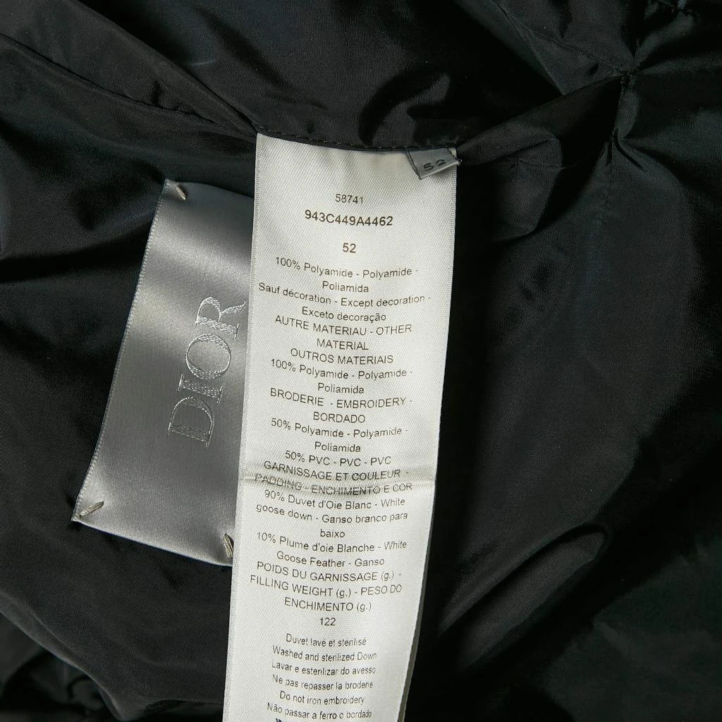 Dior Dior Homme Black Oblique Nylon Puffer Jacket XL 5