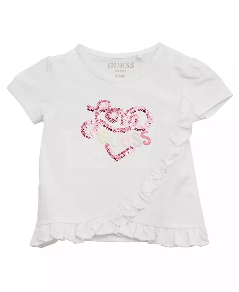 GUESS GUESS Baby Girls Short Sleeve Top and Short Set 2