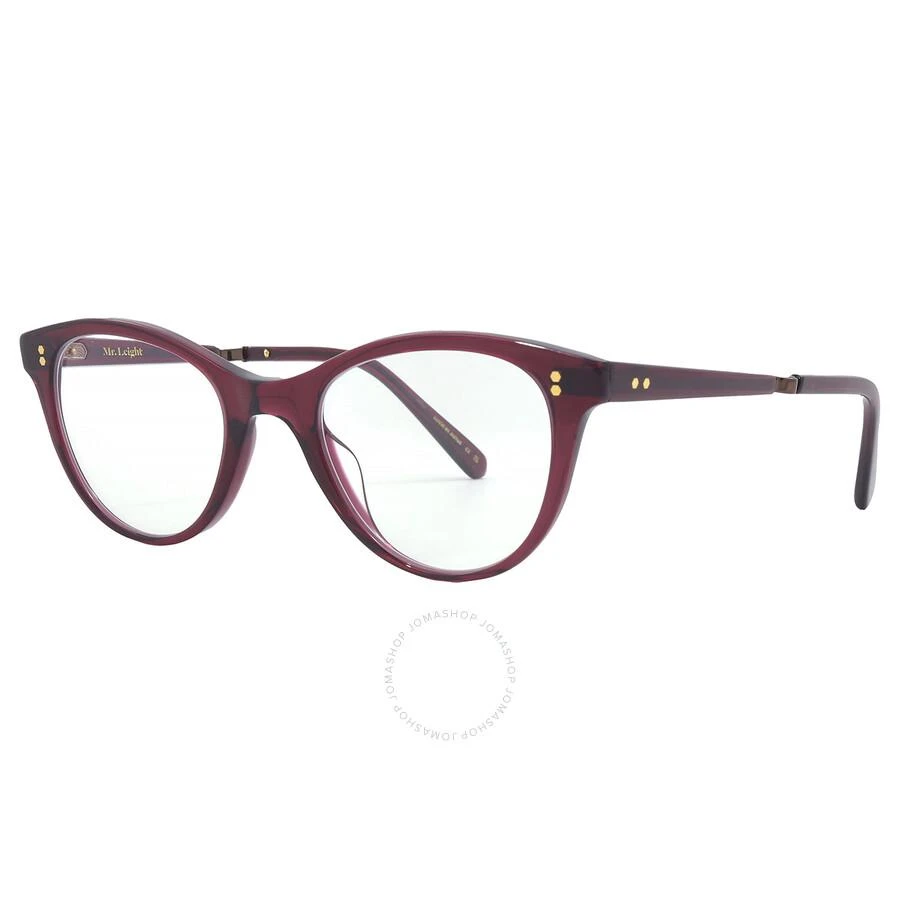 Mr. Leight TAYLOR C Demo Cat Eye Ladies Eyeglasses ML1028 RXBRY-CG 47 3