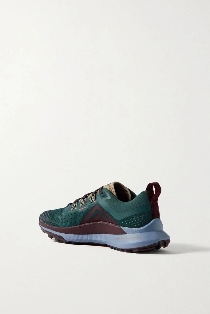 NIKE React Pegasus Trail 4 rubber-trimmed mesh sneakers 3