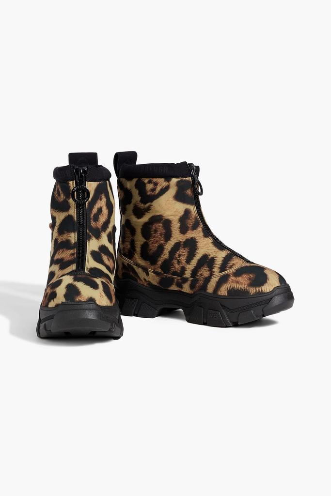 Goldbergh Stark leopard-print shell snow boots