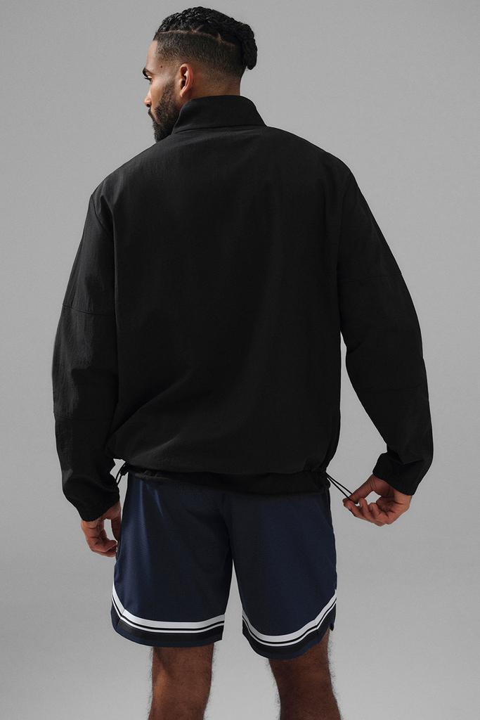 Alo Lightweight Takeaway Track Pullover - Black