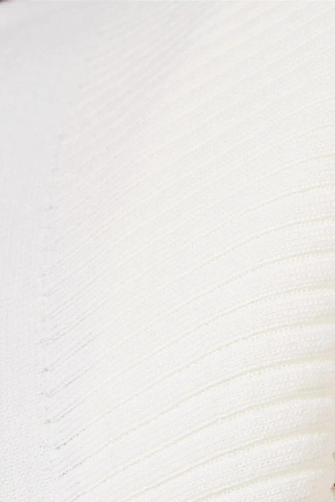 IRIS & INK Cutout ribbed merino wool sweater 4