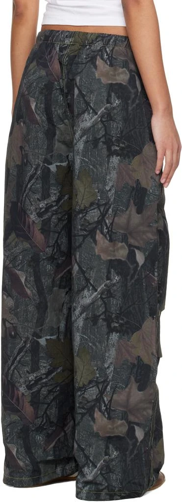 Adidas Green Q1 Camo Lounge Pants 3