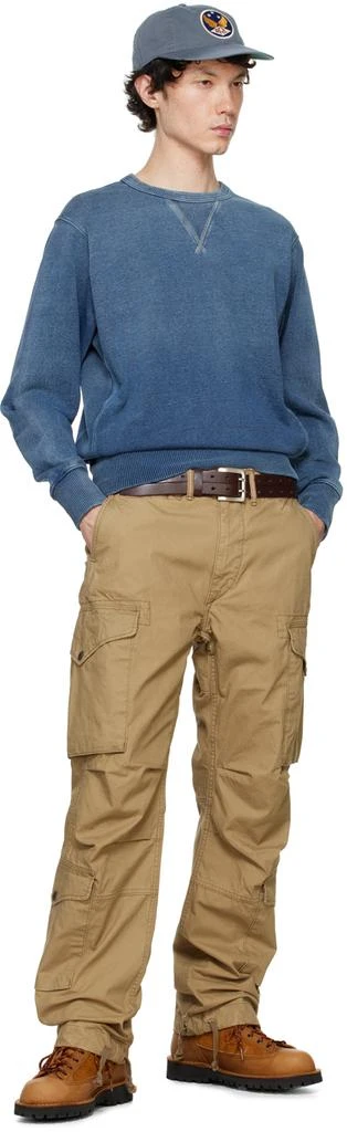 RRL Indigo French Terry Sweatshirt 4