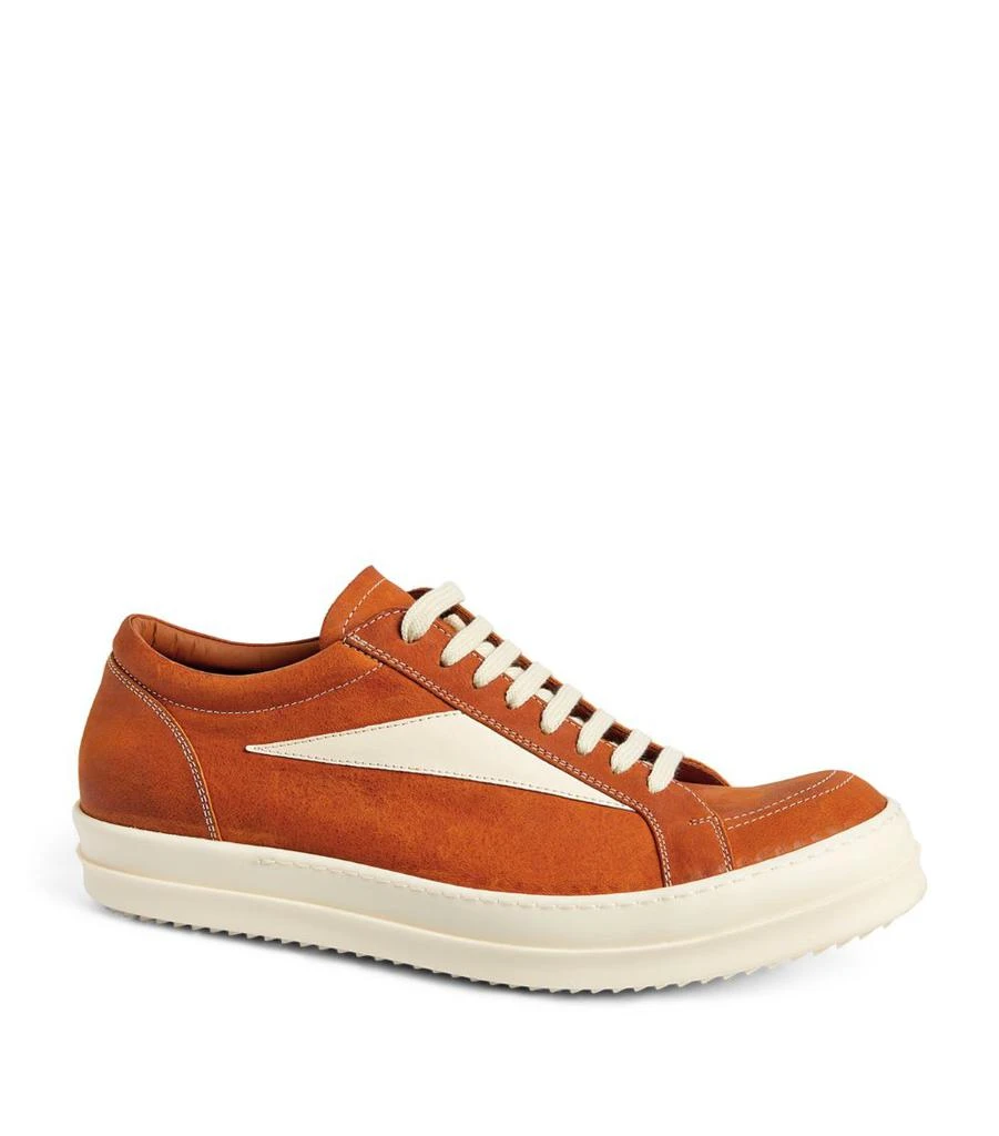 Rick Owens Leather Low-Top Sneakers 4