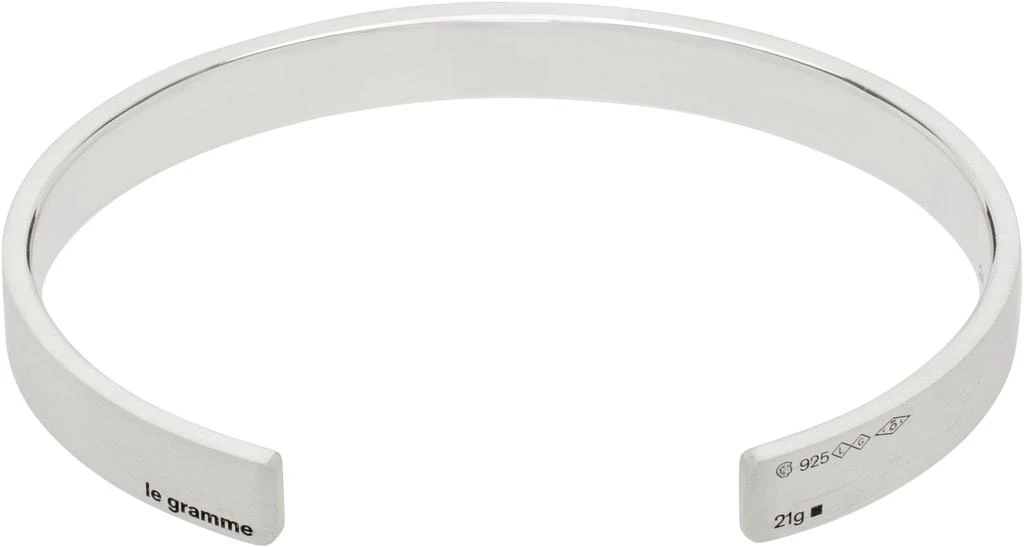 Le Gramme Silver Ribbon 
Le 21g
 Bracelet 2