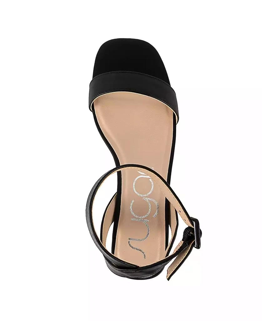Sugar Women's Umpire Ankle Strap Block Heel Sandals 4