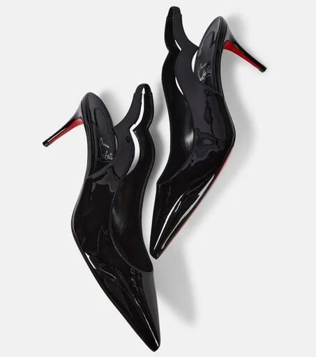 Christian Louboutin Hot Chick Sling patent leather slingback pumps 6