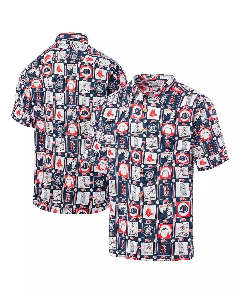 Reyn Spooner Men's Navy Boston Red Sox Champions Scenic Button-Up Shirt 1