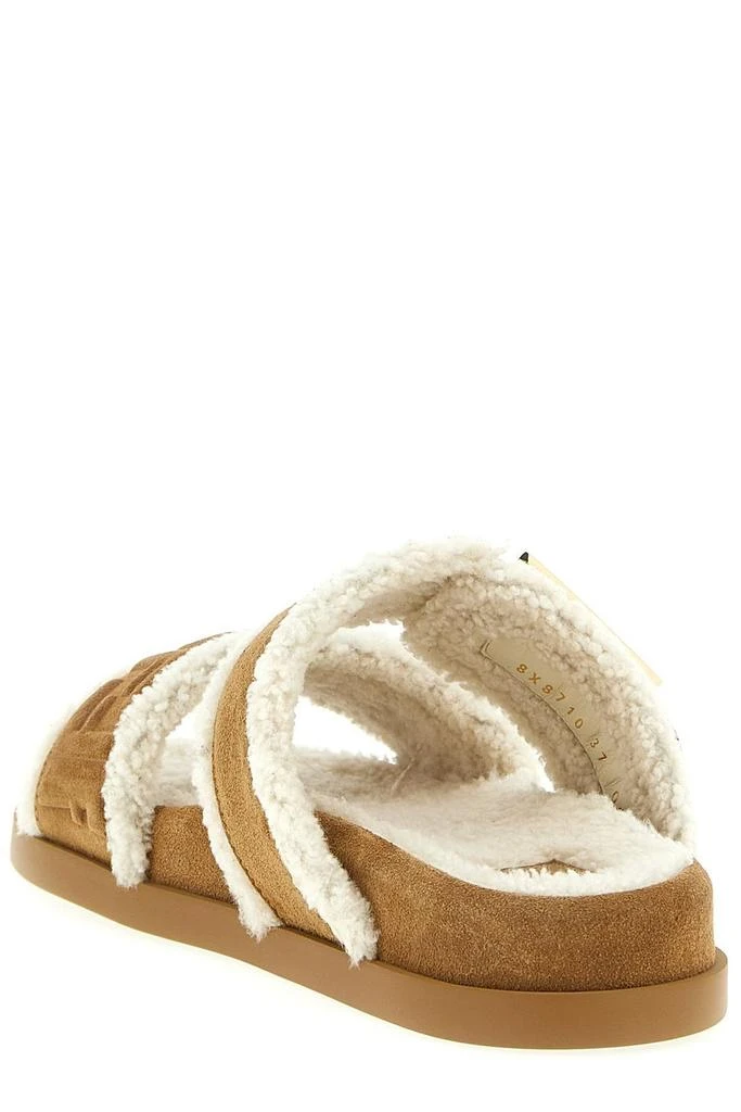 Fendi Fendi Feel FF Embossed Sandals 3