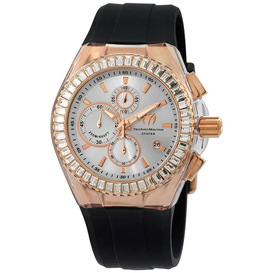 TechnoMarine Technomarine Cruise Chronograph Quartz Crystal Silver Dial Men's Watch TM-121163
