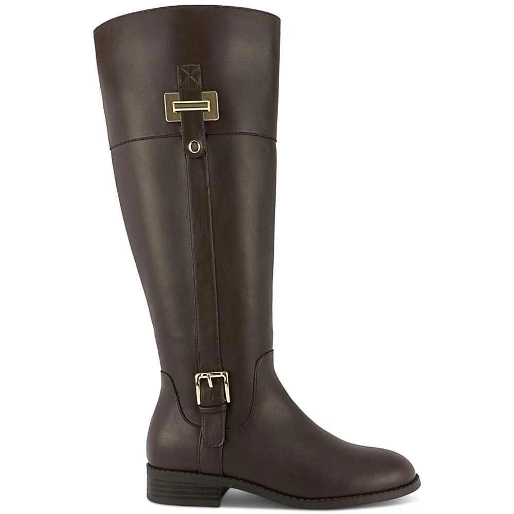 Karen Scott Women's Edenn Buckled Riding Boots, Created for Macy's 2