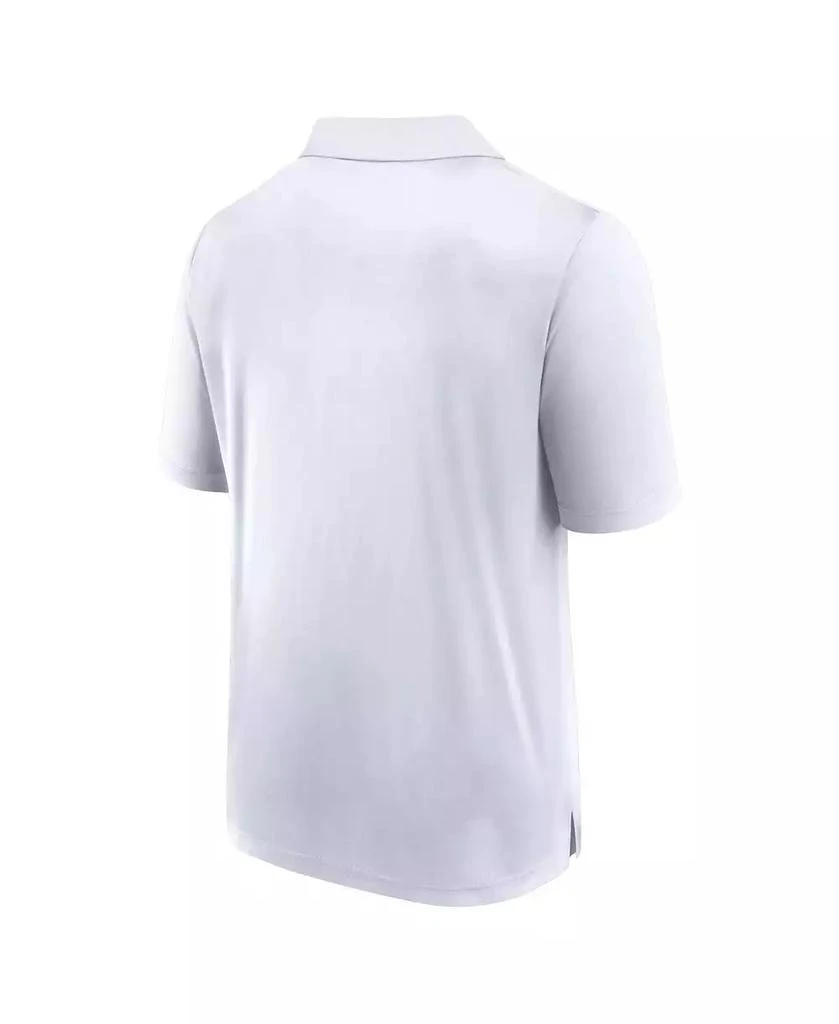 Fanatics Men's White Charlotte FC Line Up Fade Polo Shirt 2