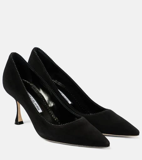 Manolo Blahnik Osmaclo suede pumps 1