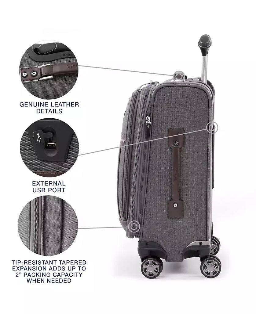 Travelpro Platinum Elite 20" Business Plus Softside Carry-On Spinner 16