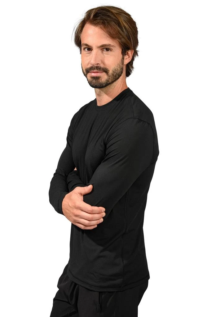 90 DEGREE BY REFLEX Nude Tech Crew Neck Long Sleeve Shirt 5