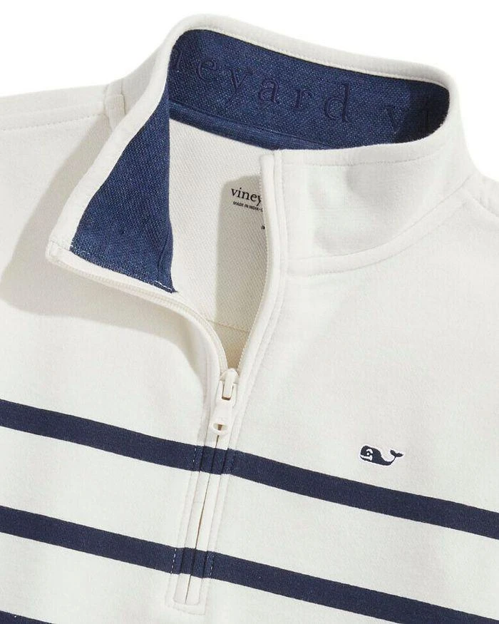 Vineyard Vines Boys' Breton Stripe Quarter Zip Sweater - Little Kid, Big Kid 2