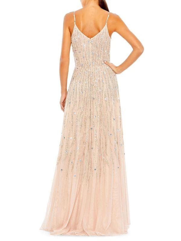 Mac Duggal Embellished V Neck Gown 2