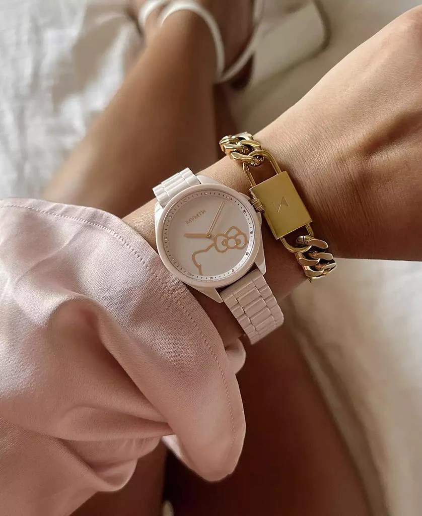MVMT Women's Coranada Hello Kitty Blush Ceramic Watch 36mm 4