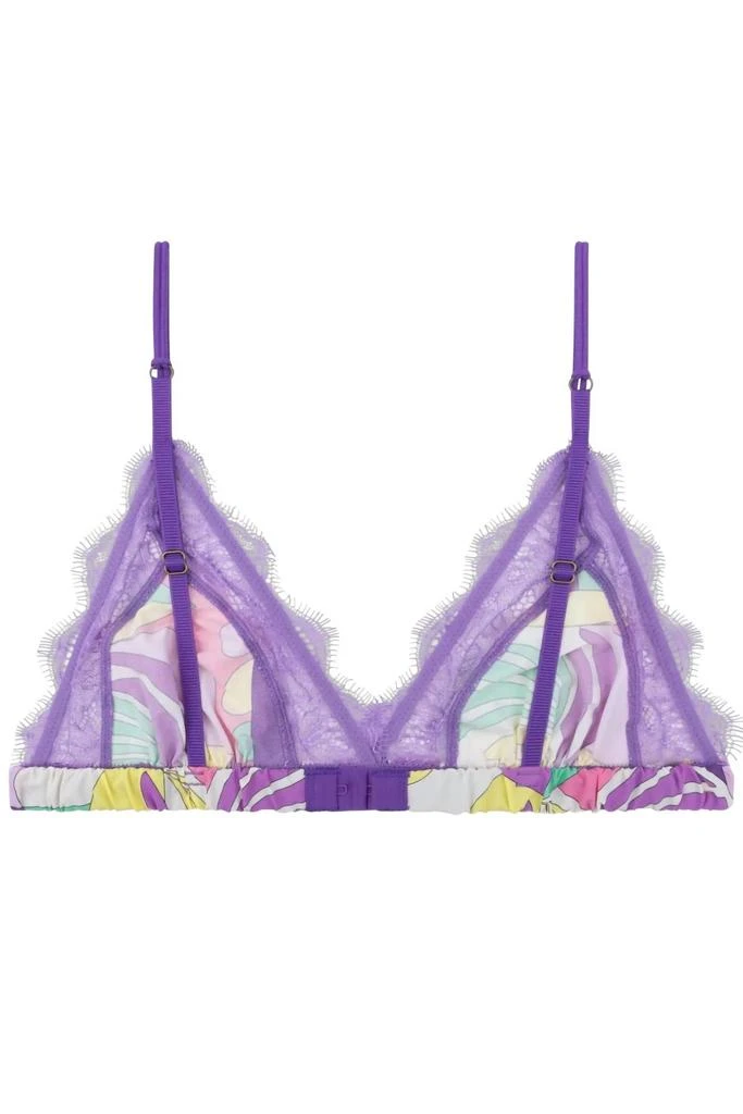LOVE STORIES Love Stories - Lace Lila Print Bralette 3