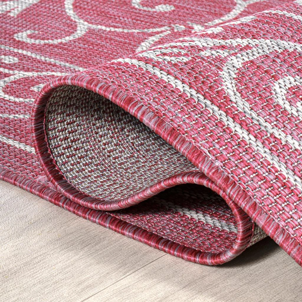 JONATHAN Y Charleston Vintage Filigree Textured Weave Indoor/Outdoor Area Rug 5