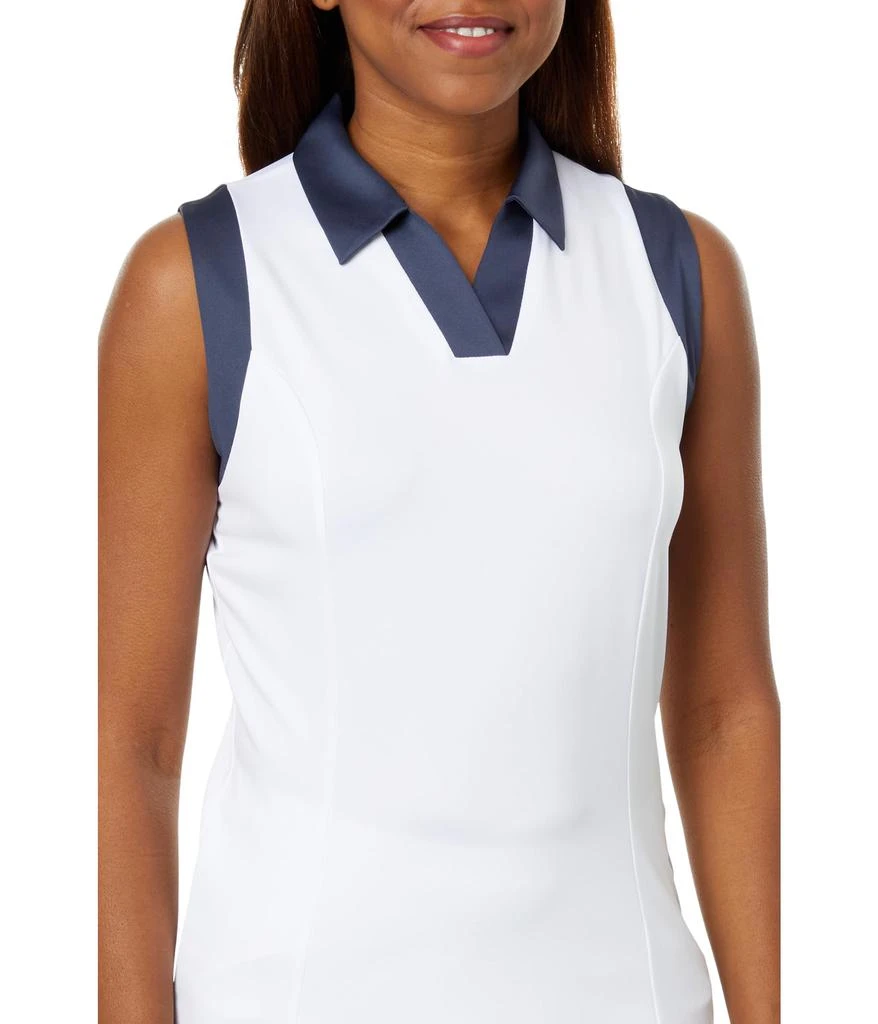 Callaway Sleeveless V-Placket Color-Block Polo 3