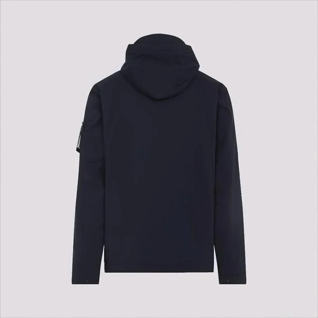 Stone Island Padded Jacket with Front Zipper and Hood 3