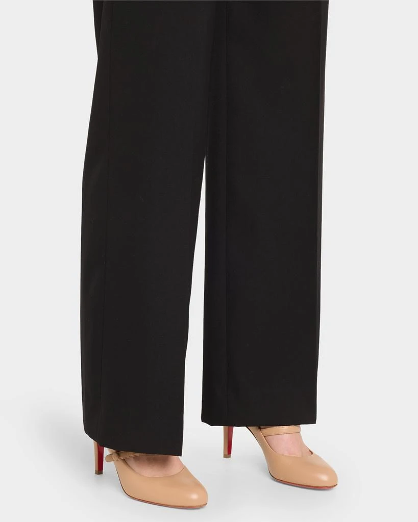 Christian Louboutin Leather Mary Jane Red Sole Pumps 2