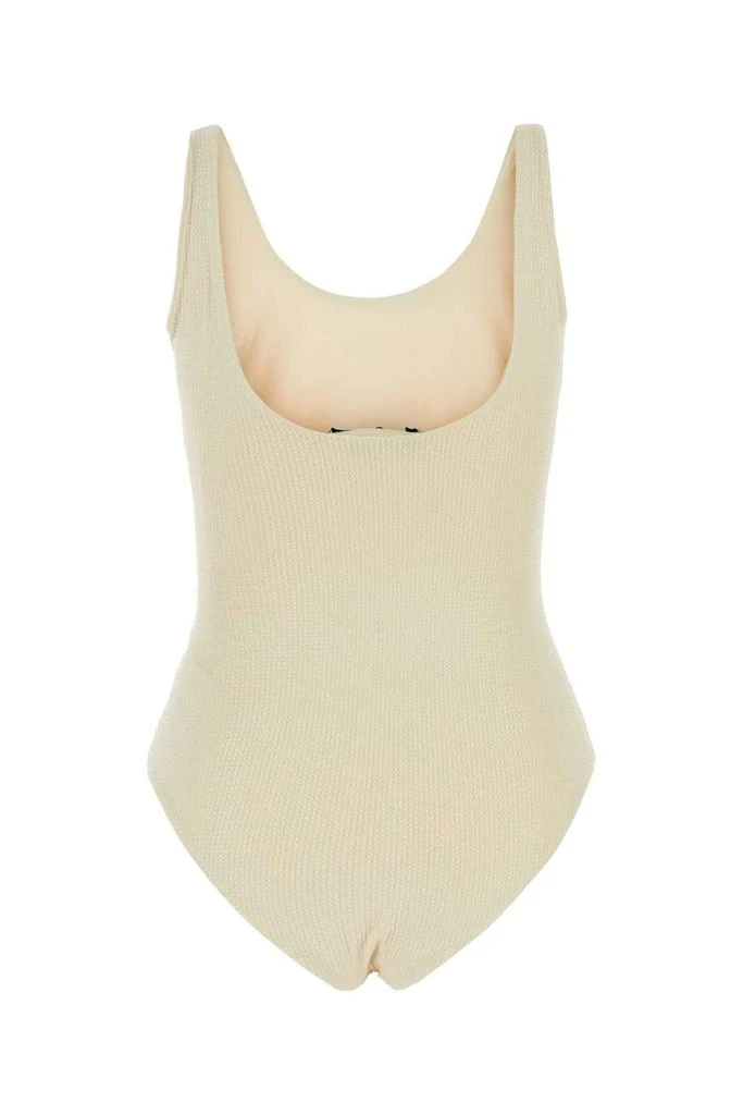 Prada Prada Logo Plaque Sleeveless Swimsuit 2