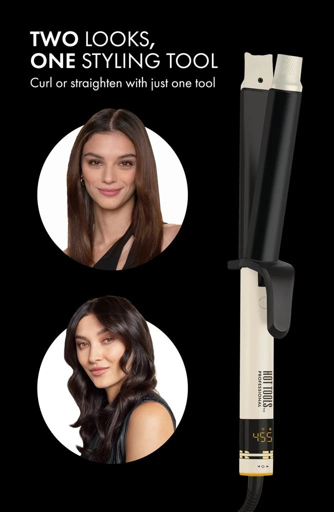 HOT TOOLS Signature Collection Curl Straight Styler Iron 3