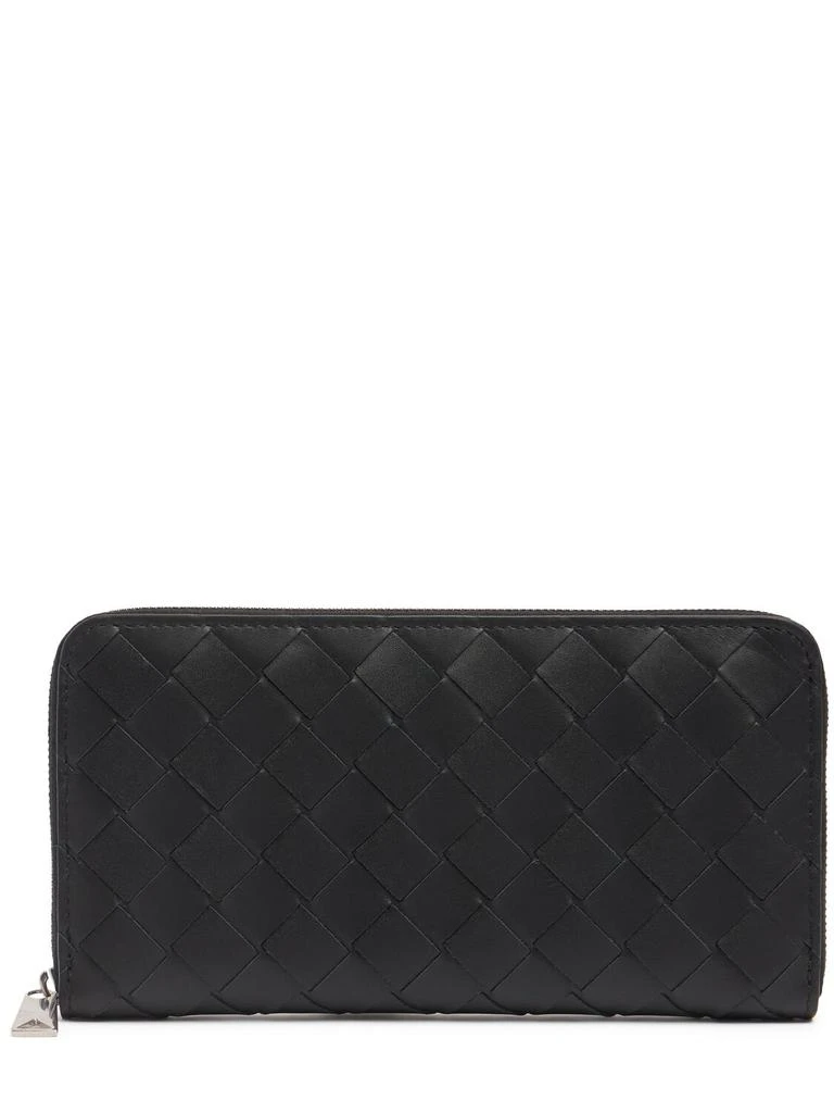 BOTTEGA VENETA Intrecciato Leather Zip Around Wallet 1