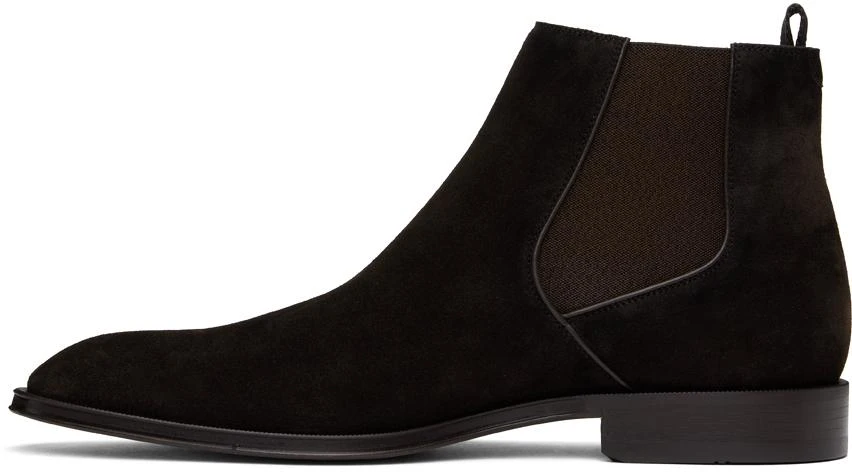 Hugo Boss Brown Leather Chelsea Boots 3