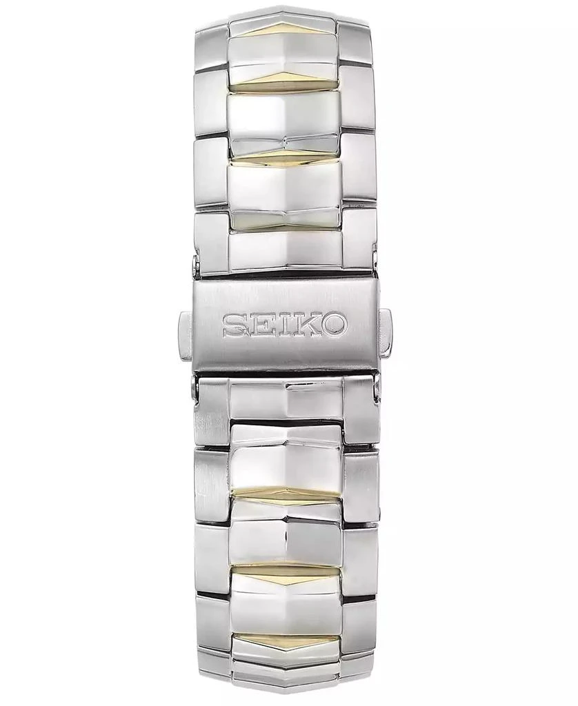 Seiko Men's Solar Chronograph Coutura Two-Tone Stainless Steel Bracelet Watch 44mm SSC376 3
