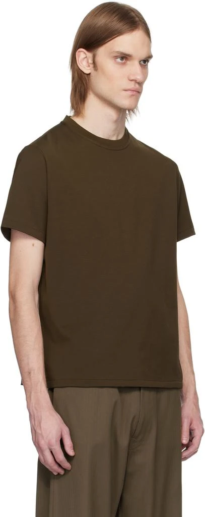 Omar Afridi Brown Cotton T-shirt 2