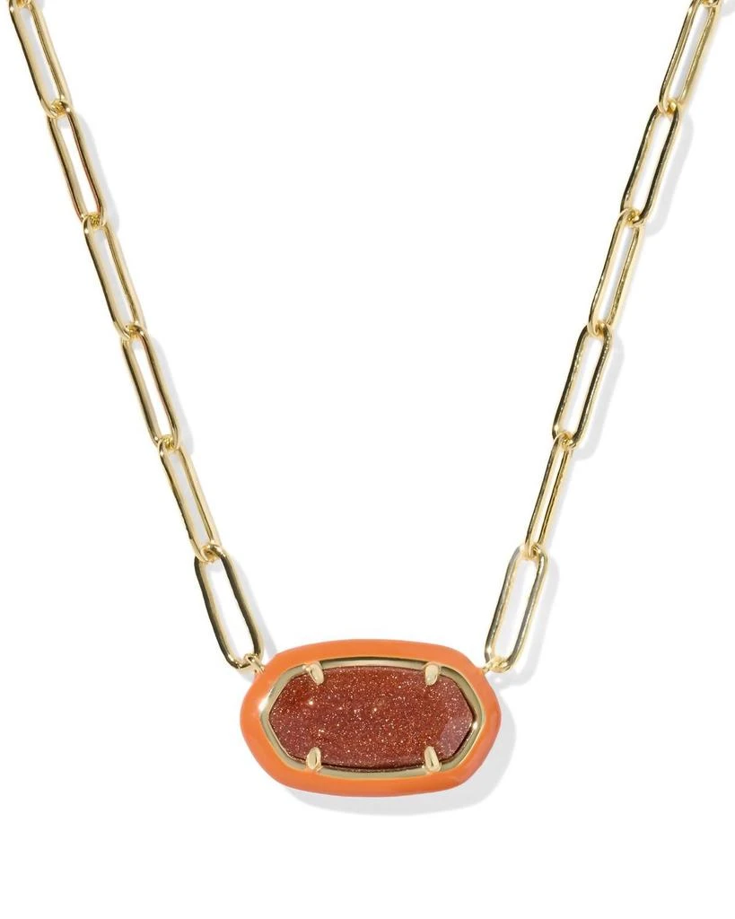 Kendra Scott Kendra Scott - Elisa Enamel Frame Paperclip Necklace