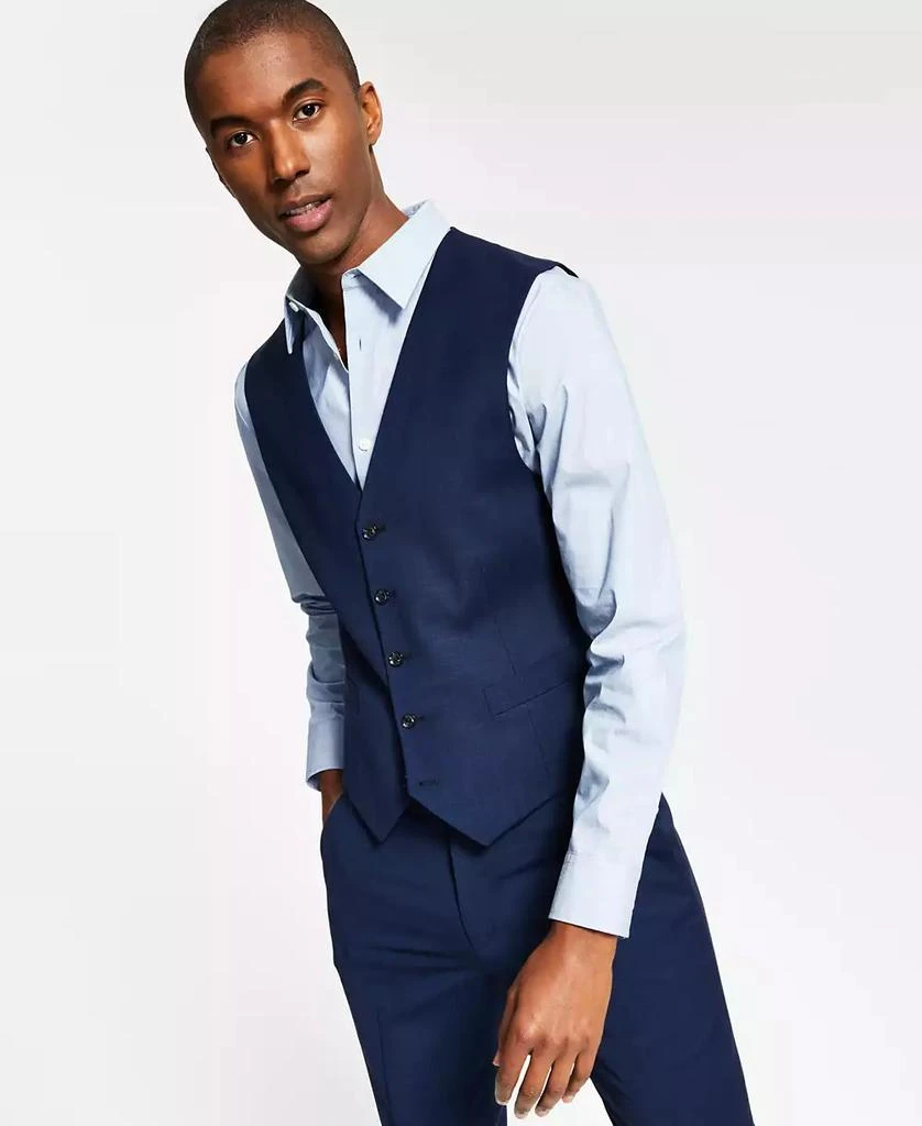Tommy Hilfiger Men's Modern-Fit Wool TH-Flex Stretch Suit Separates Vest 1