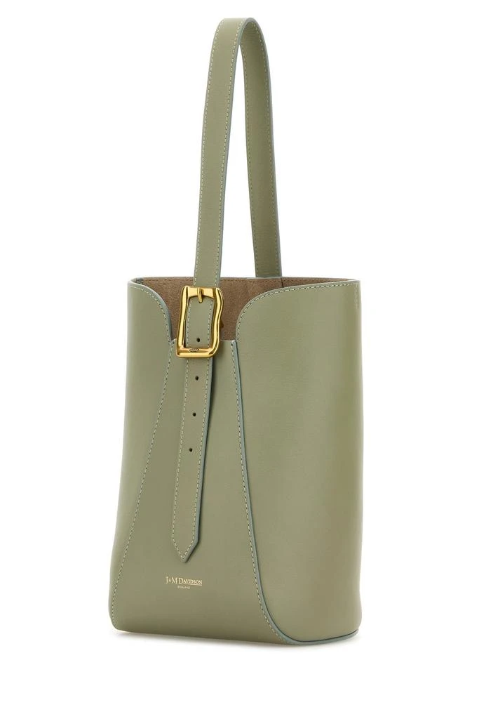 J&m Davidson Sage green leather Quiver nano bucket bag 1