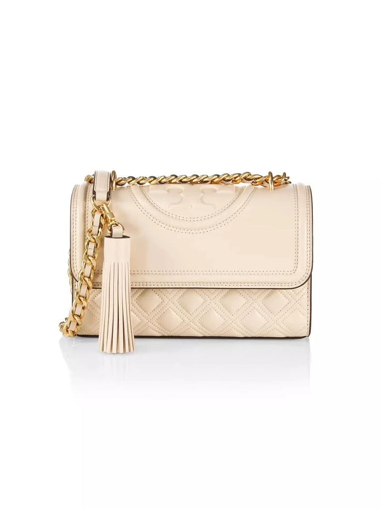 Tory Burch Small Fleming Leather Tassel Crossbody Bag 1