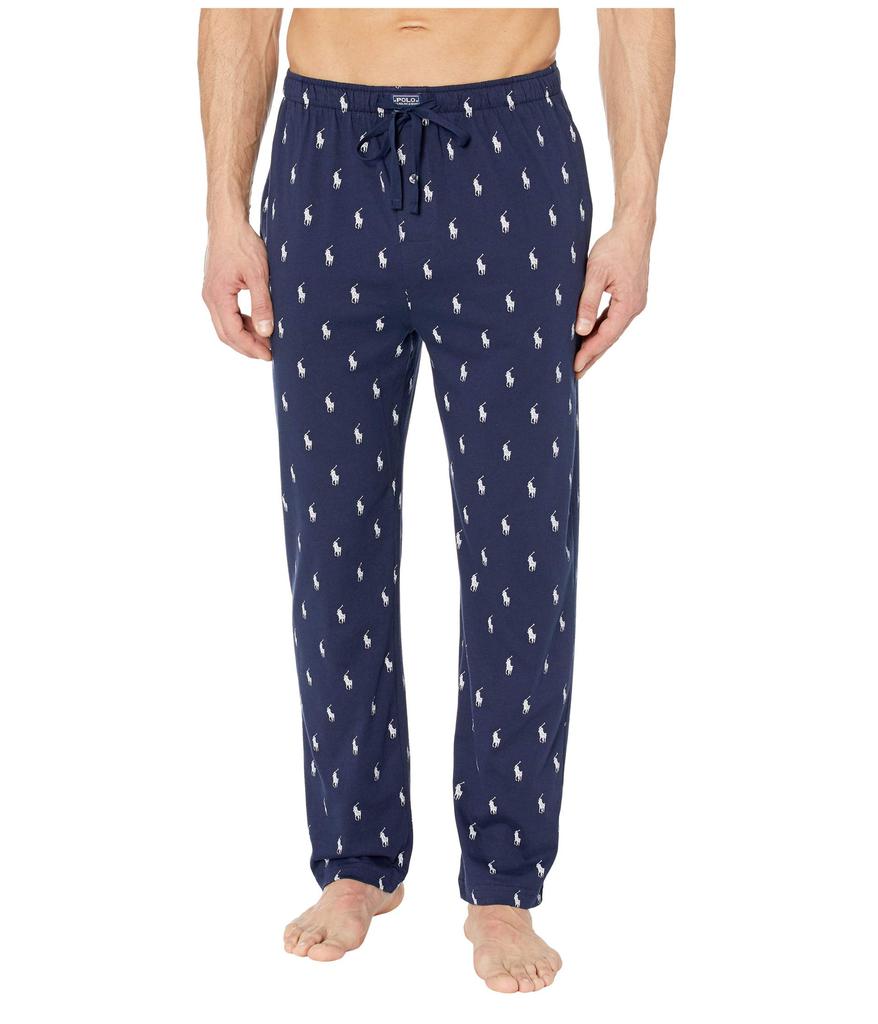 Ralph Lauren Knit Jersey Covered Waistband PJ Pants