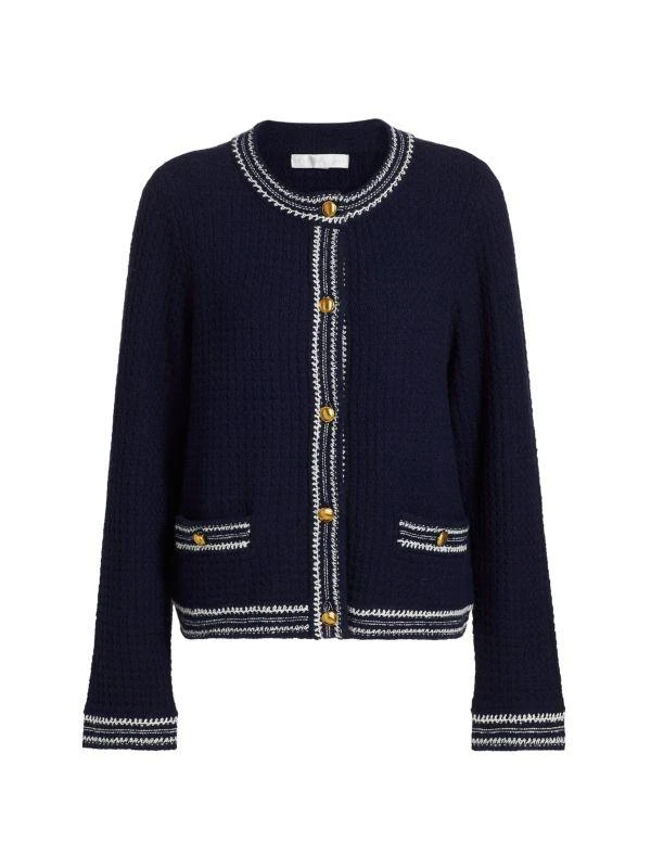 Design History Contrast-Trim Cardigan 6