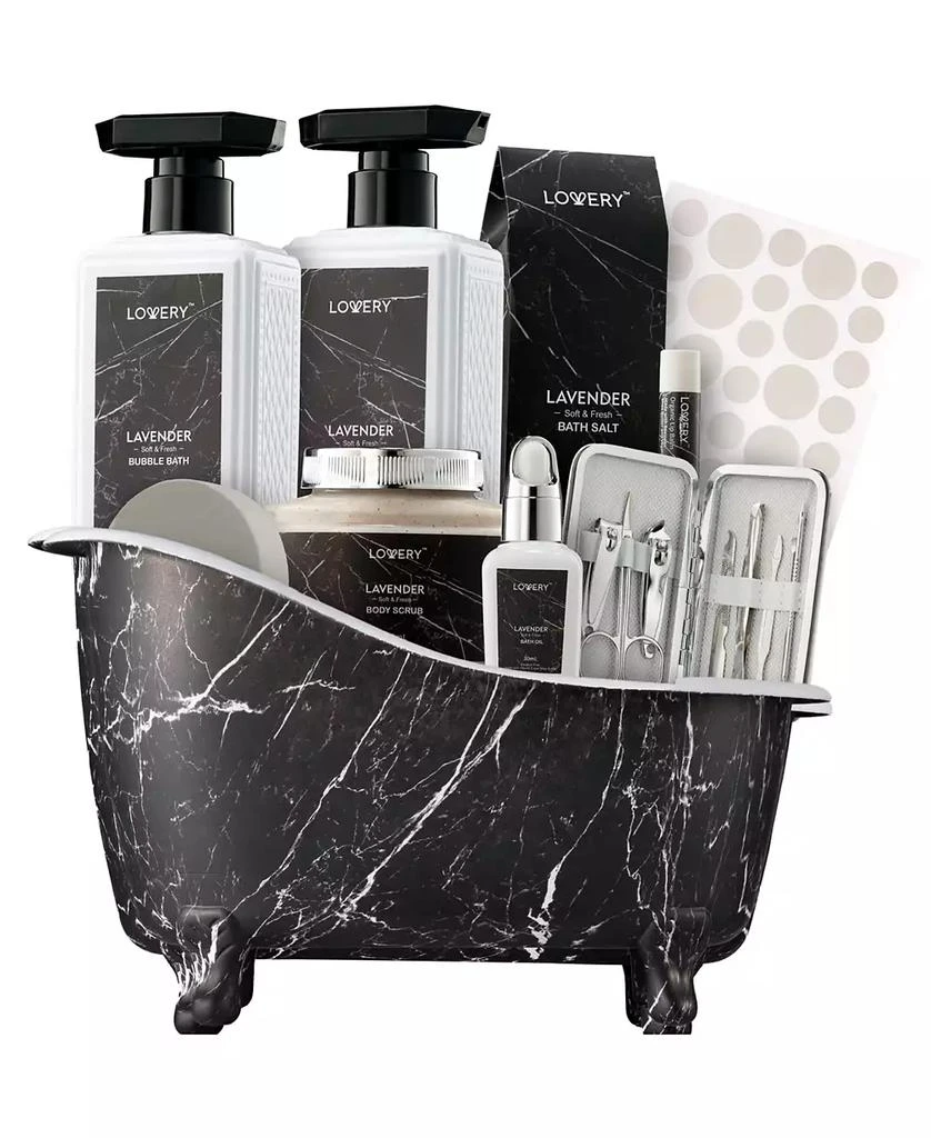 Lovery 18-Pc. Lavender Relaxation Bath & Body Gift Set 1