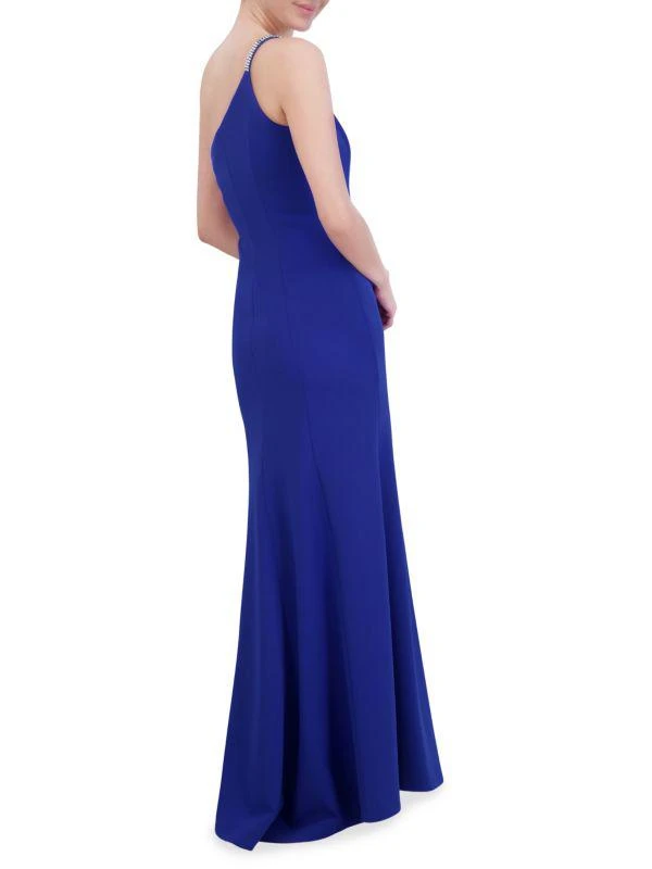 Vince Camuto One Shoulder Fit & Flare Gown 4