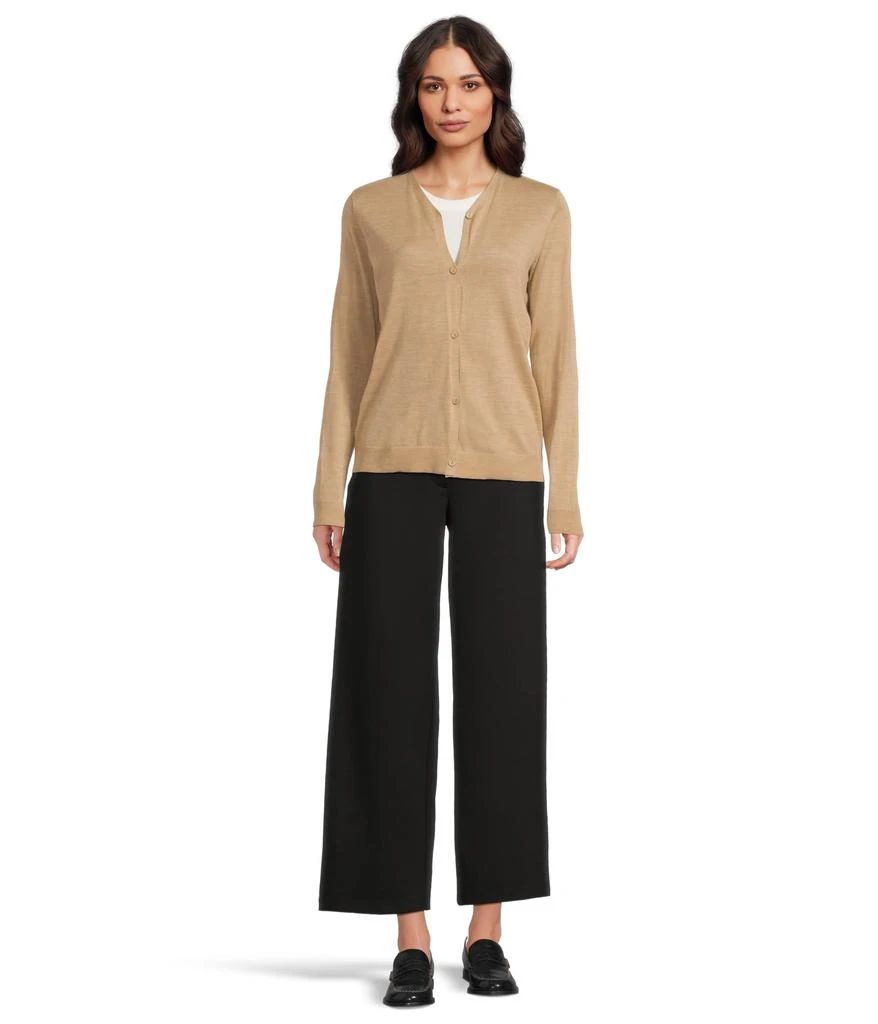 Eileen Fisher Super Fine Merino V-neck Cardigan 5