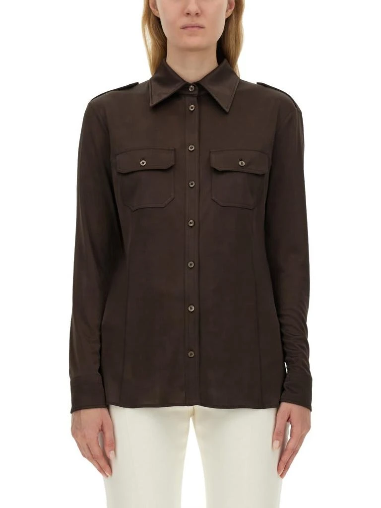 Tom Ford Flap Pocket Long-sleeved Shirt 1