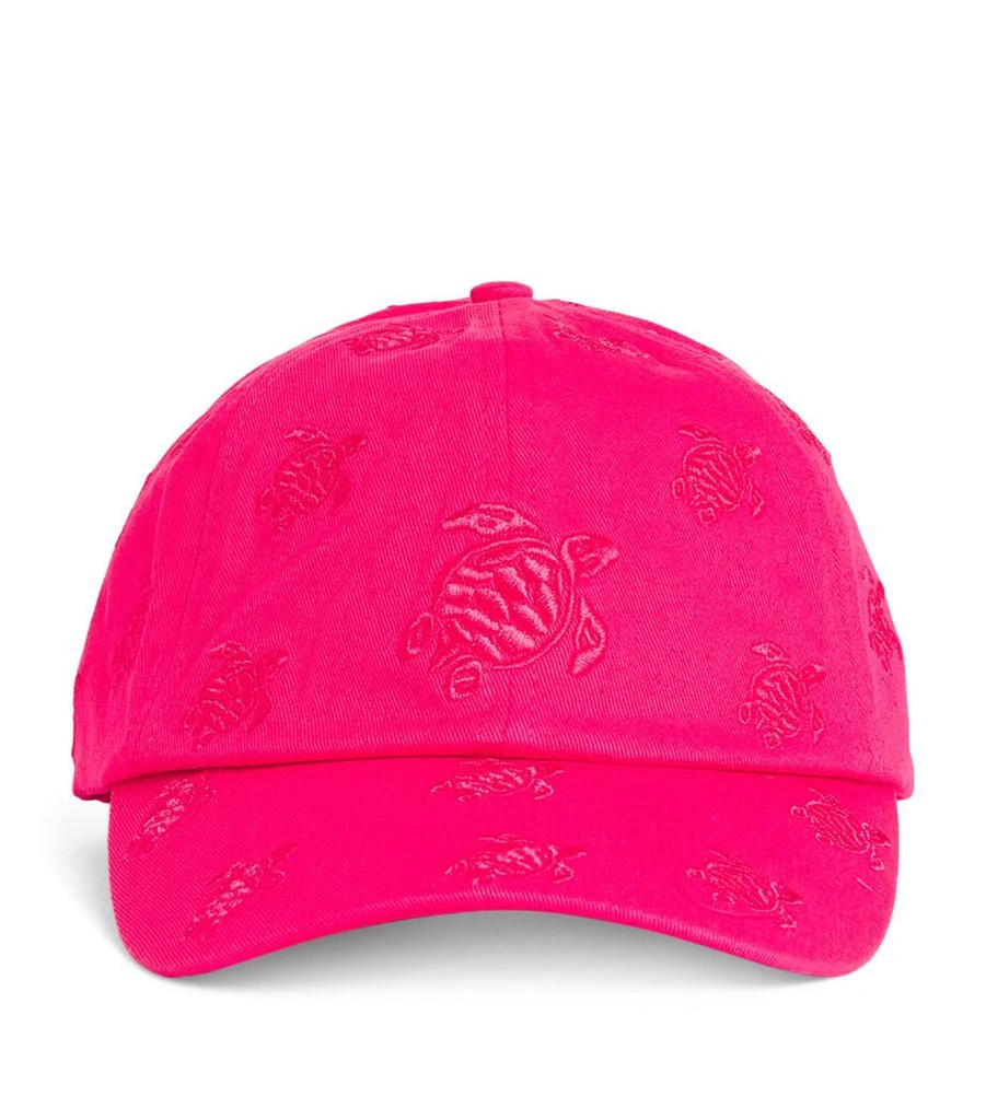 Vilebrequin Cotton Embroidered Baseball Cap 1