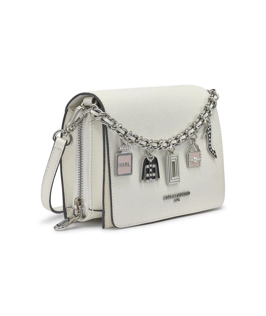 Karl Lagerfeld Paris LOURDES CROSSBODY WITH CHARMS 3