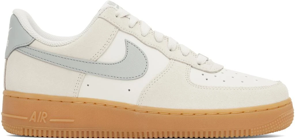 NIKE Beige 
Gray Air Force 1 
07 LV8 Sneakers 1