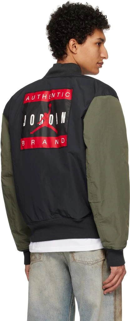 Jordan Black & Khaki Renegade Bomber 3